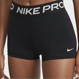 Nike Women's Black Pro Athletic Shorts